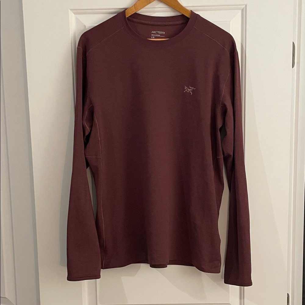 Arc'teryx Burgundy Long Sleeve Top